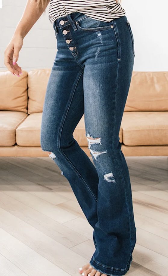 JUDY BLUE PLUS SIZE HIGH RISE BOOTCUT JEANS
