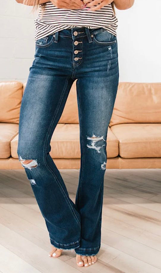 JUDY BLUE PLUS SIZE HIGH RISE BOOTCUT JEANS