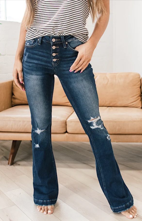 JUDY BLUE PLUS SIZE HIGH RISE BOOTCUT JEANS