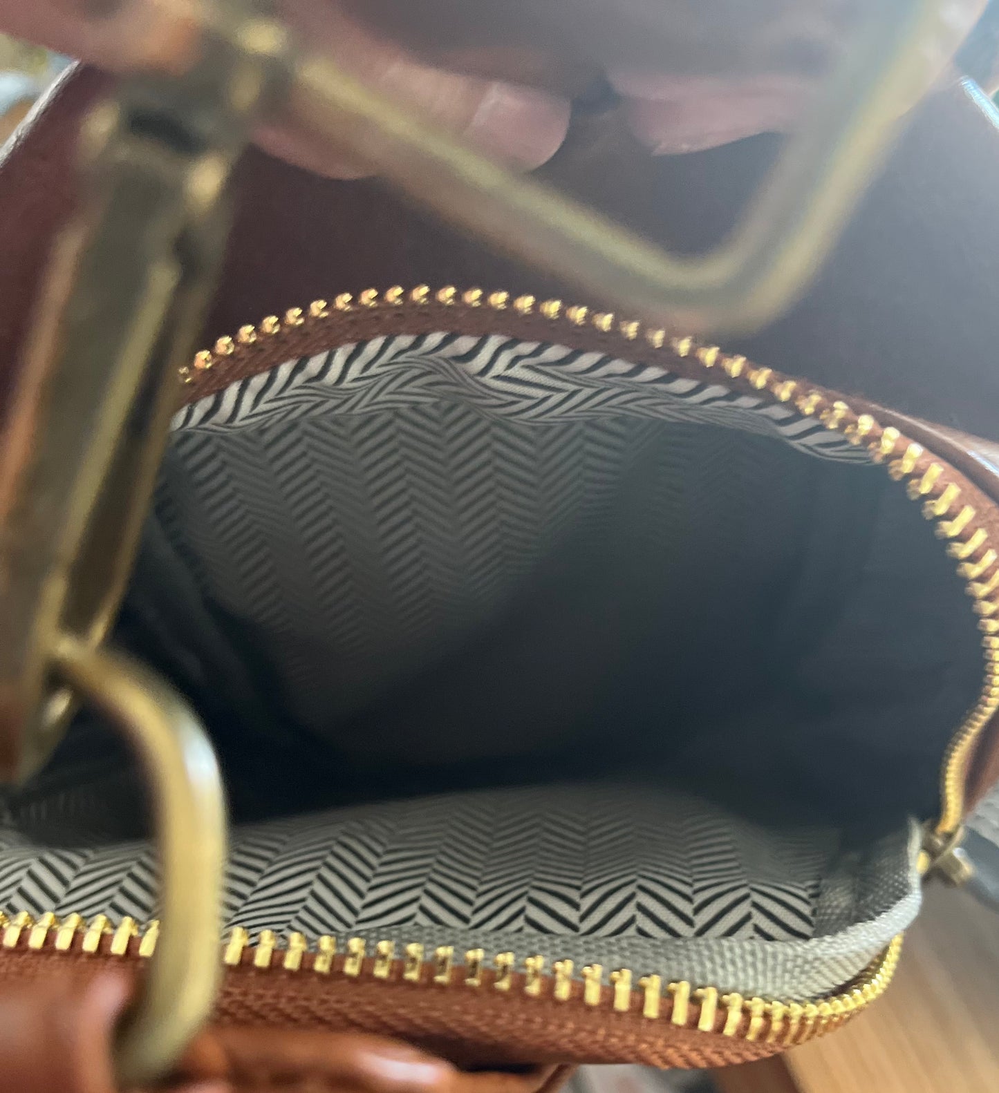 Leather Sling Bags with Woven Strap