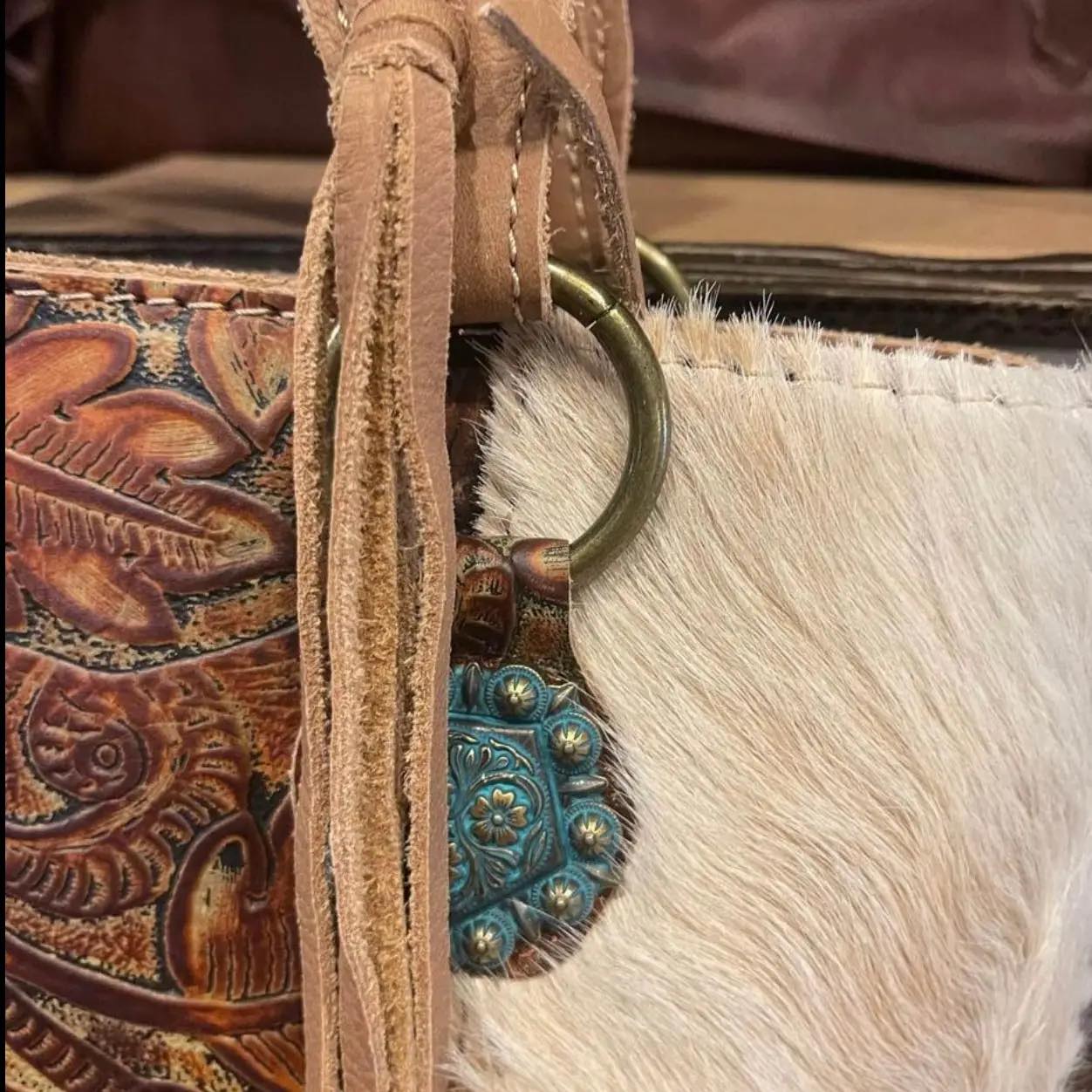 Hair On Hide Concealed Carry Purse
