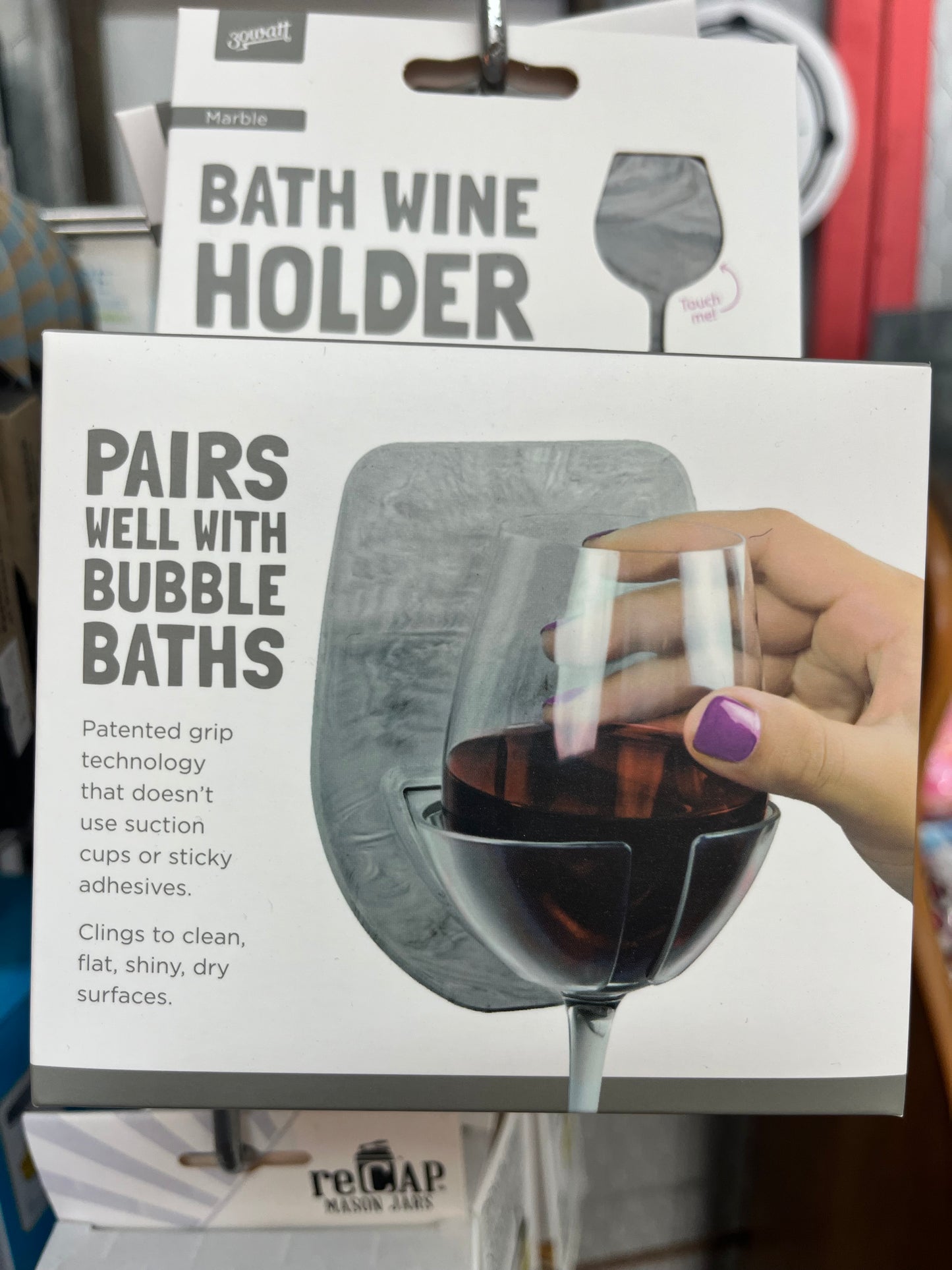 Bath Wine Glass Holder