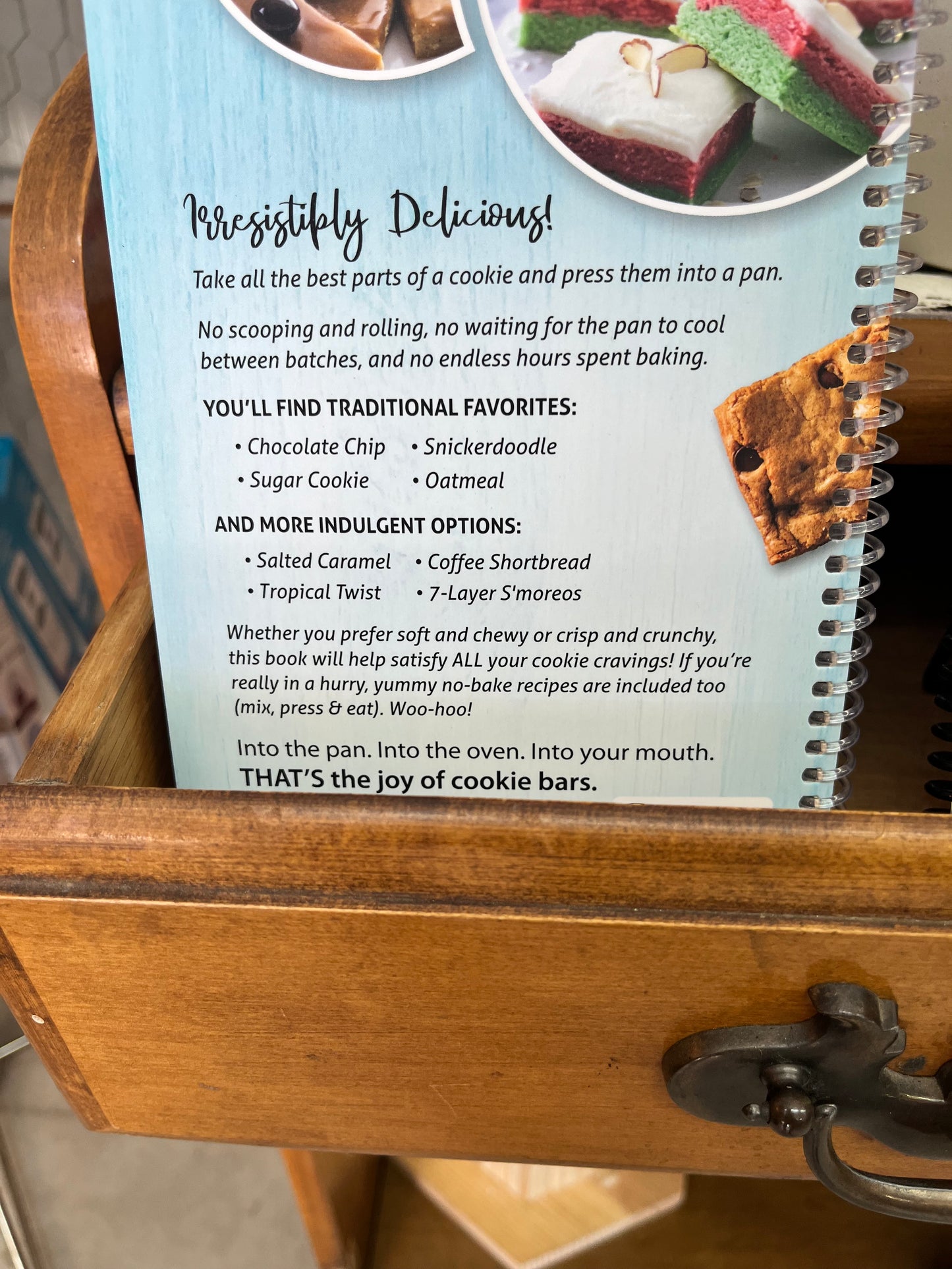 Cookie Bars Cookbook