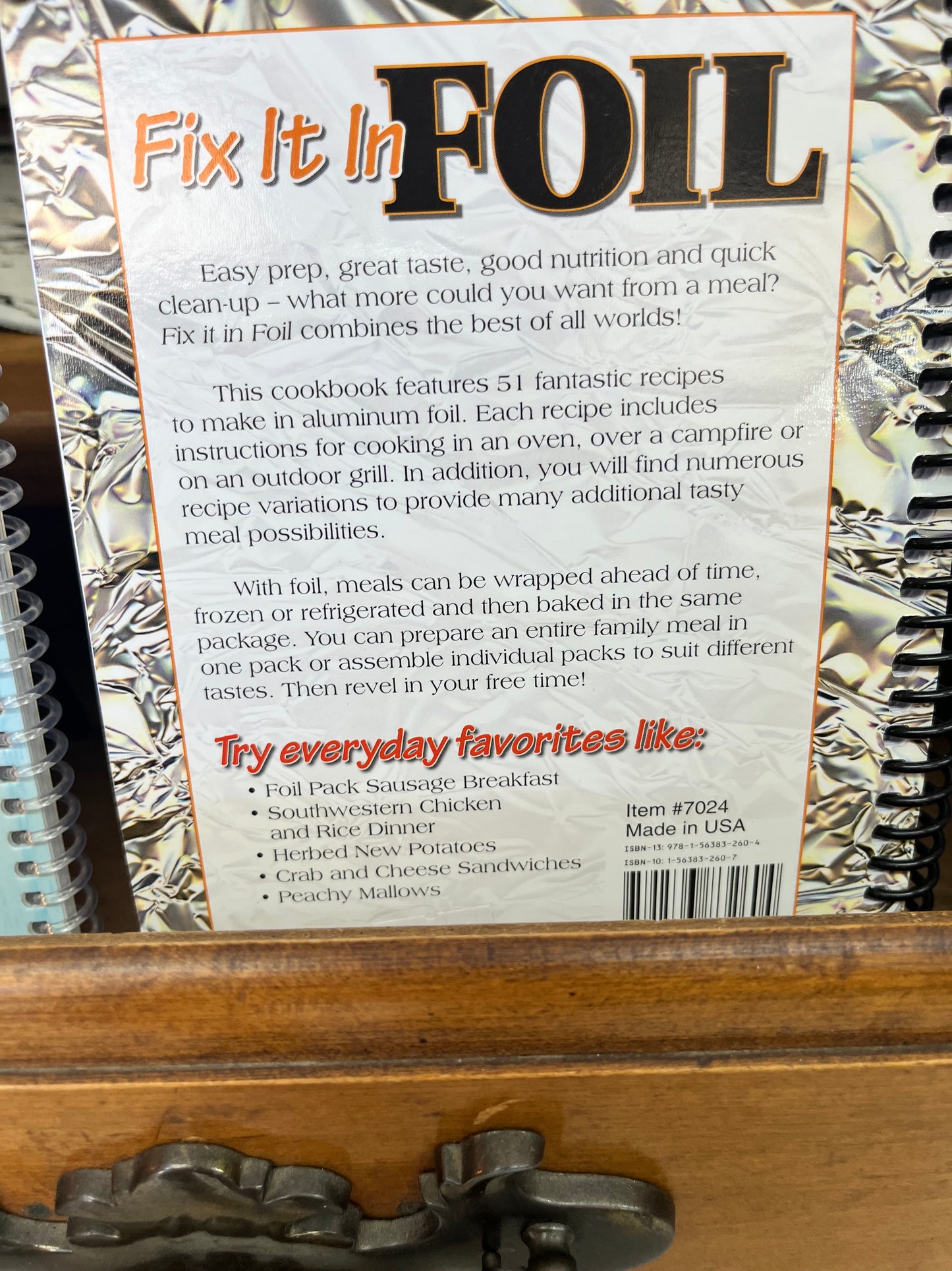 Fix It In Foil Cookbook
