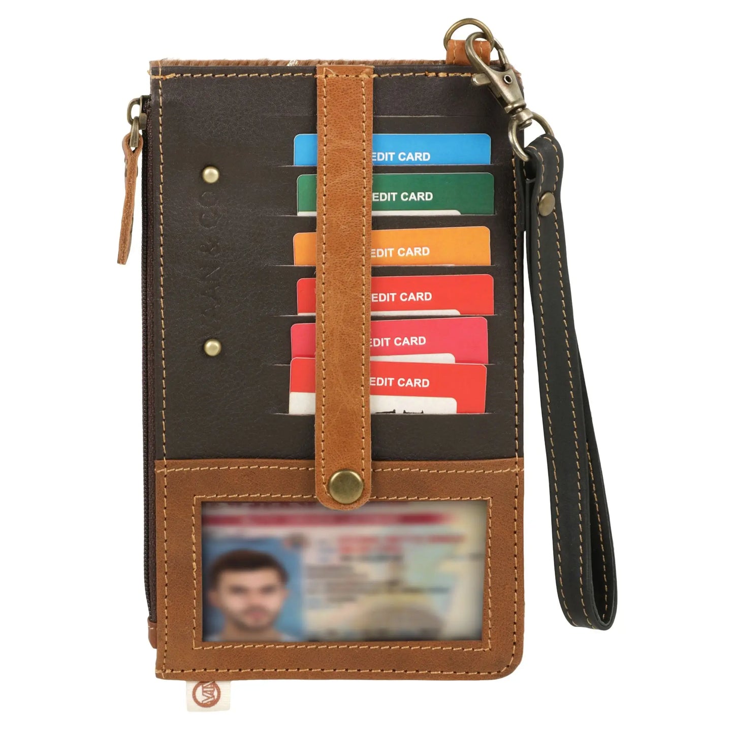 Colt Hair on Hide Wristlet