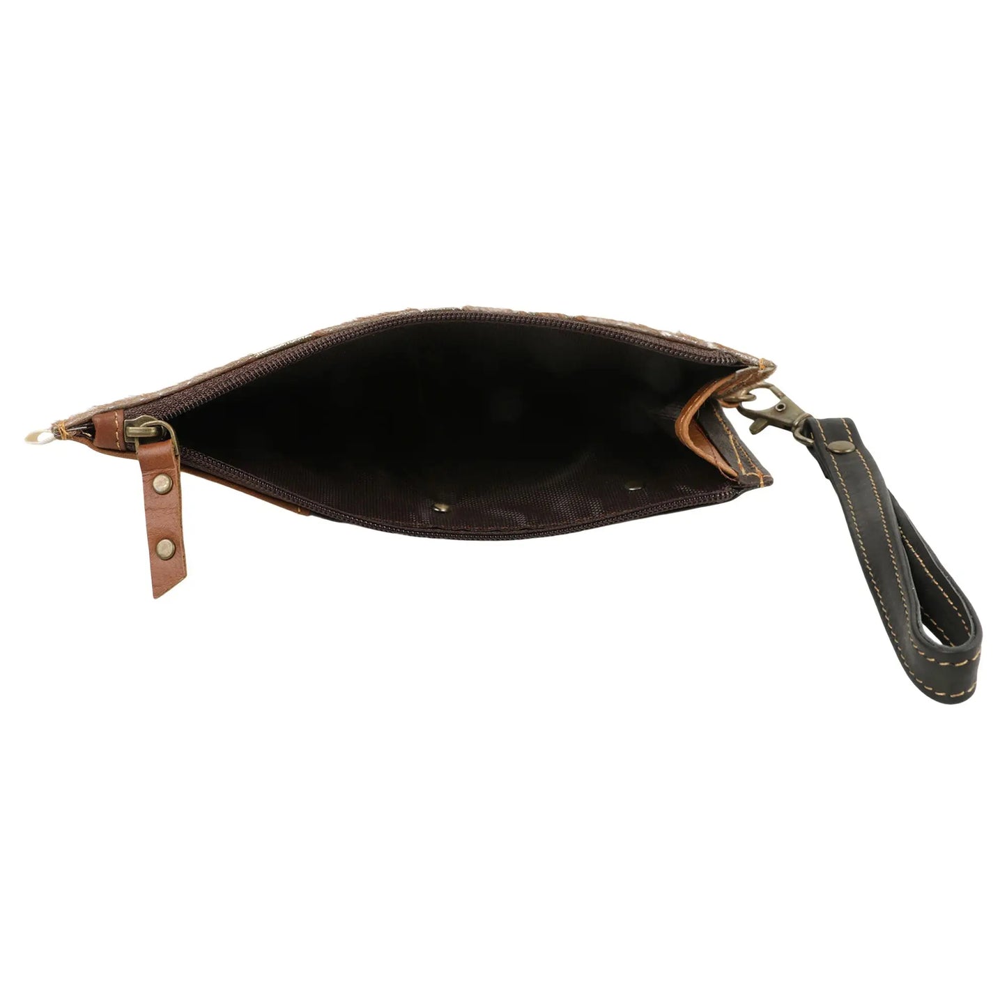 Colt Hair on Hide Wristlet