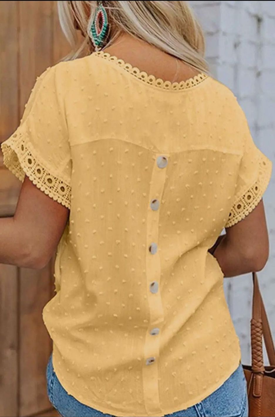 Circle Lace Dotted Top