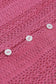 V-Neck Long Sleeve Lace Shirt - Pink