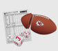 Officially Licensed NFL Kansas City Chiefs Shake N' Score Dice Game