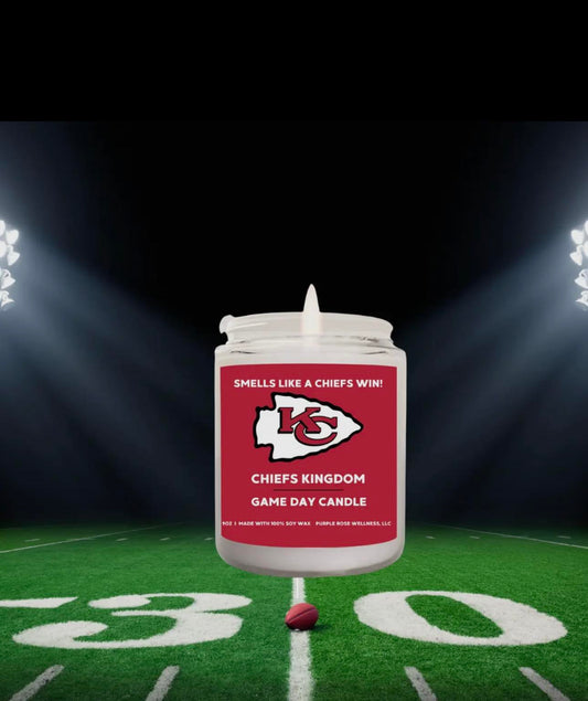 Chief's Kingdom Gameday Candle