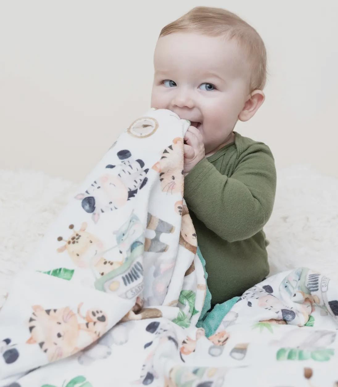 Baby & Toddler Minky Blanket - Safari