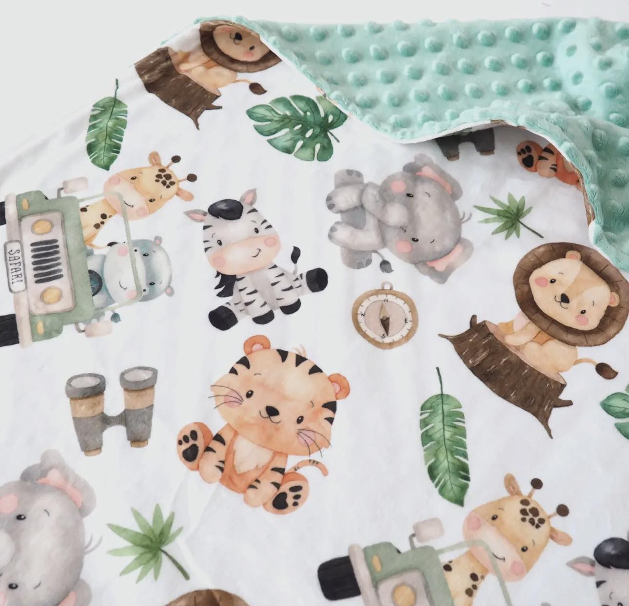 Baby & Toddler Minky Blanket - Safari