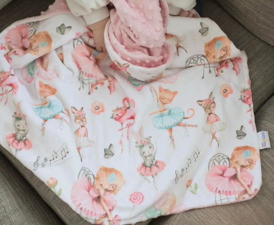 Baby & Toddler Minky Blanket - Ballerina