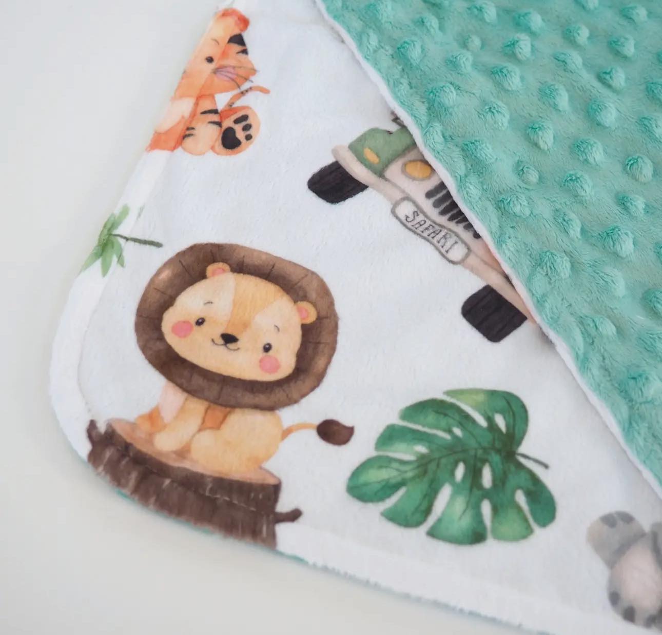 Baby & Toddler Minky Blanket - Safari