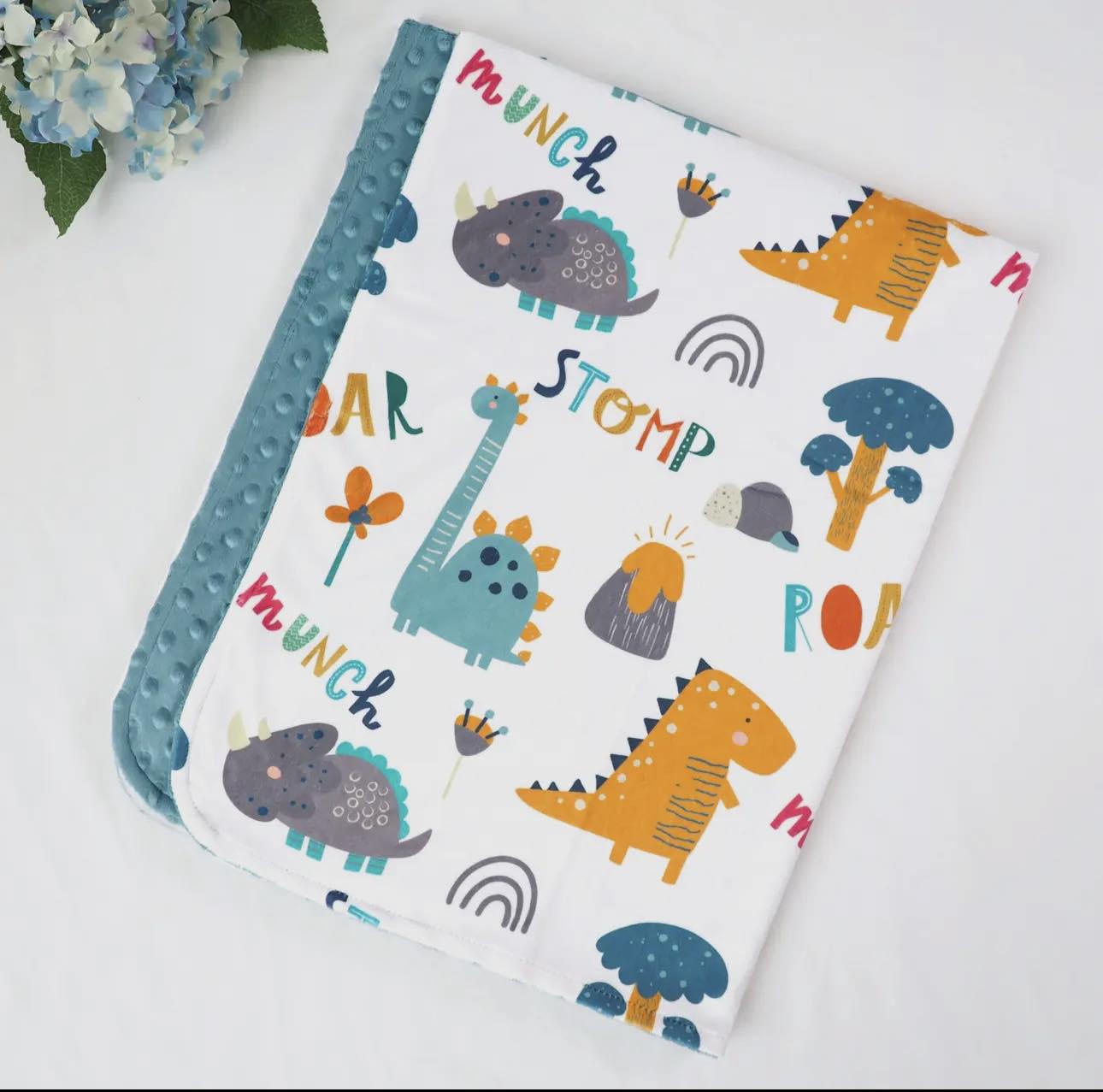 Baby & Toddler Minky Blanket - Dinoland