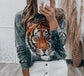 Tiger Head Sweatshirt