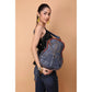 String Denim Satchel