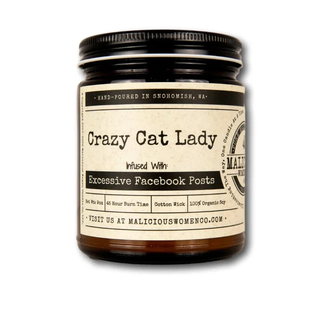 Crazy Cat Lady Candle